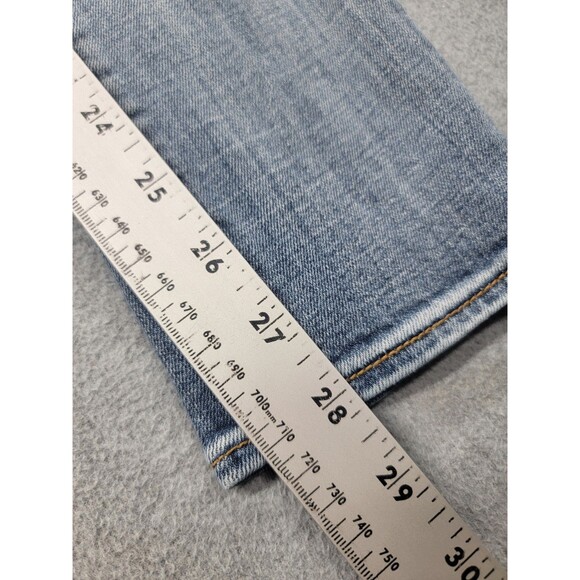 Driftwood Jeans Womens 27x28 Skinny  Marilyn Blue Stretch Mid Rise Stretch Boho - Picture 3 of 14